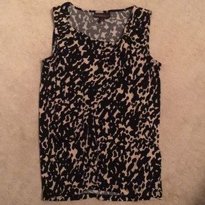 Black and Tan patterned shell